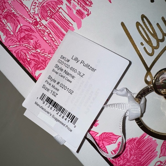 Lilly Pulitzer Pink Muse Card Case! - Picture 4 of 4